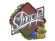 Sticker | s1mple (Glitter) | Rio 2022 CS2 skin