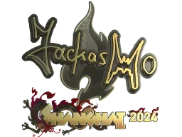 Sticker | jackasmo (Gold) | Shanghai 2024