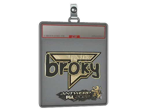 Sticker Slab | broky (Gold) | Antwerp 2022