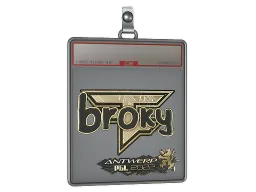 Sticker Slab | broky (Gold) | Antwerp 2022