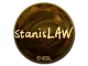 Sticker | stanislaw (Gold) | Katowice 2019 CS2 skin