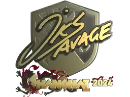 Sticker | jks (Gold) | Shanghai 2024