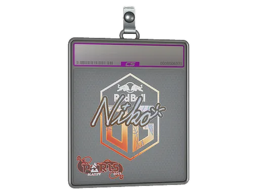 Sticker Slab | niko (Holo) | Paris 2023