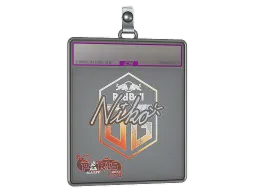 Sticker Slab | niko (Holo)  | Paris 2023