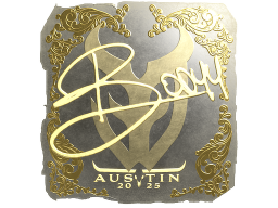 Sticker | bodyy (Gold) | Austin 2025