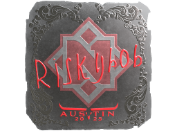 Sticker | riskyb0b (Foil) | Austin 2025