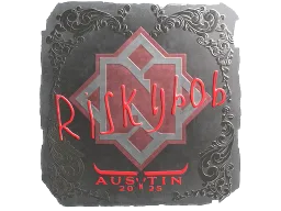 Sticker | riskyb0b (Foil) | Austin 2025