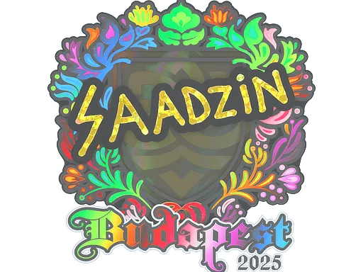 Sticker | saadzin (Holo) | Budapest 2025