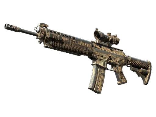 SG 553 | Bleached (Battle-Scarred)
