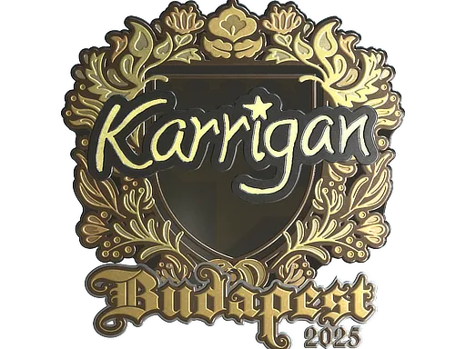 Sticker | karrigan (Gold) | Budapest 2025