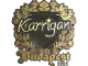 Sticker | karrigan (Gold) | Budapest 2025