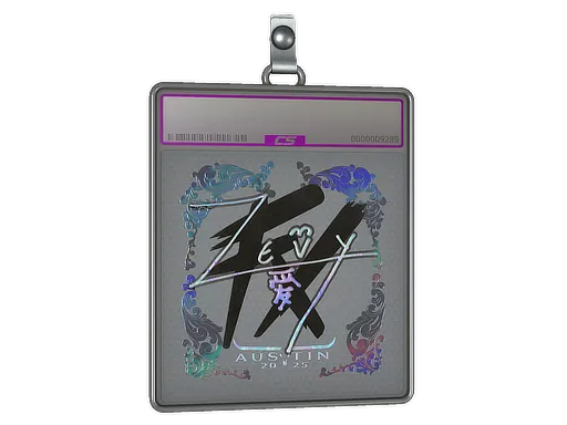 Sticker Slab | zevy (Holo) | Austin 2025