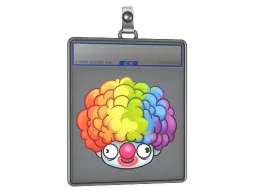 Sticker Slab | Clown Wig