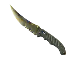★ StatTrak™ Flip Knife | Case Hardened (Well-Worn)