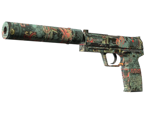 Souvenir USP-S | Ancient Visions (Well-Worn)