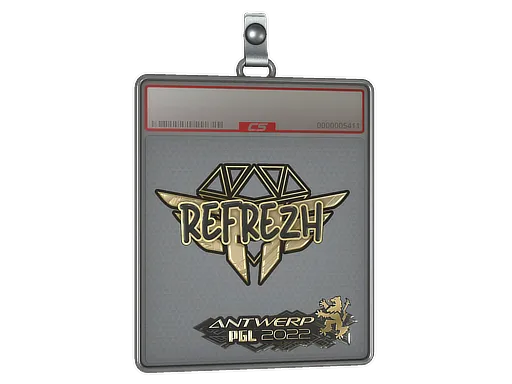 Sticker Slab | refrezh (Gold) | Antwerp 2022