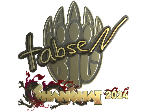 Sticker | tabseN (Gold) | Shanghai 2024