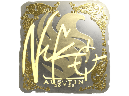 Sticker | NiKo (Gold) | Austin 2025