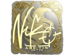 Sticker | NiKo (Gold) | Austin 2025