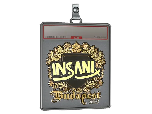 Sticker Slab | insani (Gold) | Budapest 2025