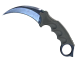 ★ Karambit | Blue Steel (Battle-Scarred)