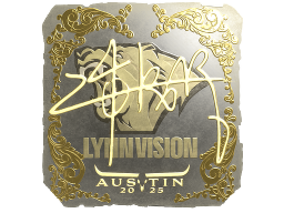 Sticker | z4KR (Gold) | Austin 2025
