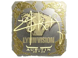 Sticker | z4KR (Gold) | Austin 2025