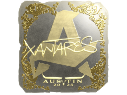 Sticker | XANTARES (Gold) | Austin 2025