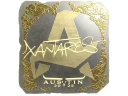 Sticker | XANTARES (Gold) | Austin 2025