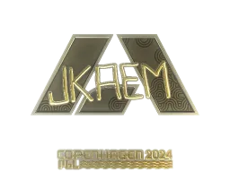 Sticker | jkaem (Gold) | Copenhagen 2024