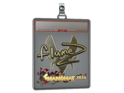 Sticker Slab | FlameZ (Gold) | Shanghai 2024