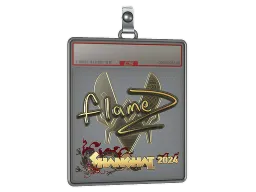 Sticker Slab | FlameZ (Gold) | Shanghai 2024