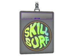 Sticker Slab | Ocean Sunset Skill Surf (Holo)