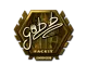 Sticker | gob b (Gold) | London 2018 CS2 skin