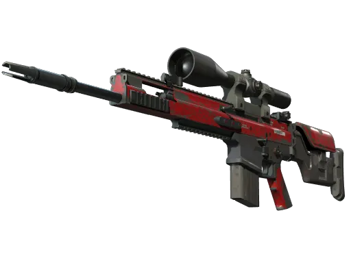 SCAR-20 | Crimson Web (Field-Tested)