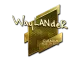 Sticker | wayLander (Gold) | Boston 2018 CS2 skin