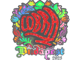 Sticker | cobra (Holo) | Budapest 2025