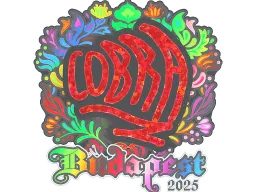 Sticker | cobra (Holo) | Budapest 2025