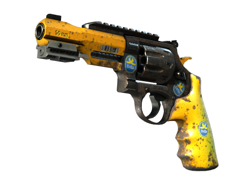 StatTrak™ R8 Revolver | Banana Cannon (Well-Worn)