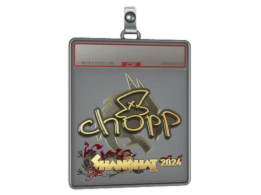 Sticker Slab | chopper (Gold) | Shanghai 2024