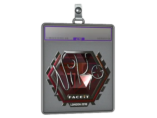 Sticker Slab | NiKo (Foil) | London 2018