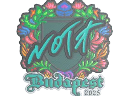Sticker | nota (Embroidered) | Budapest 2025