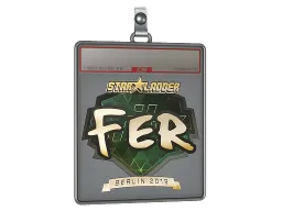 Sticker Slab | fer (Gold) | Berlin 2019