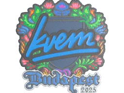 Sticker | Kvem (Embroidered) | Budapest 2025