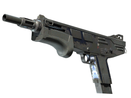 MAG-7 | Navy Sheen (Battle-Scarred)