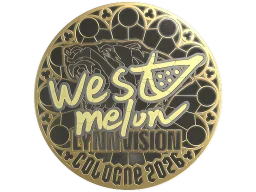 Sticker | westmelon (Gold) | Cologne 2026