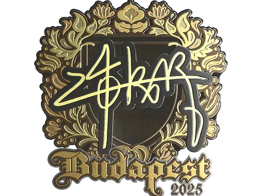 Sticker | z4KR (Gold) | Budapest 2025