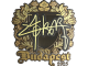 Sticker | z4KR (Gold) | Budapest 2025