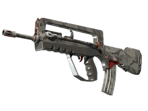 FAMAS | Grey Ghost (Well-Worn)