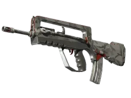 FAMAS | Grey Ghost (Well-Worn)